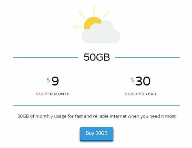 speedify-50gb