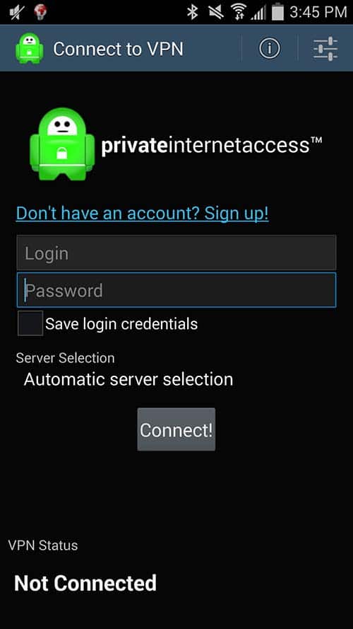 pia vpn login