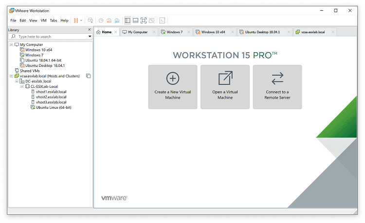 vmware workstation 15