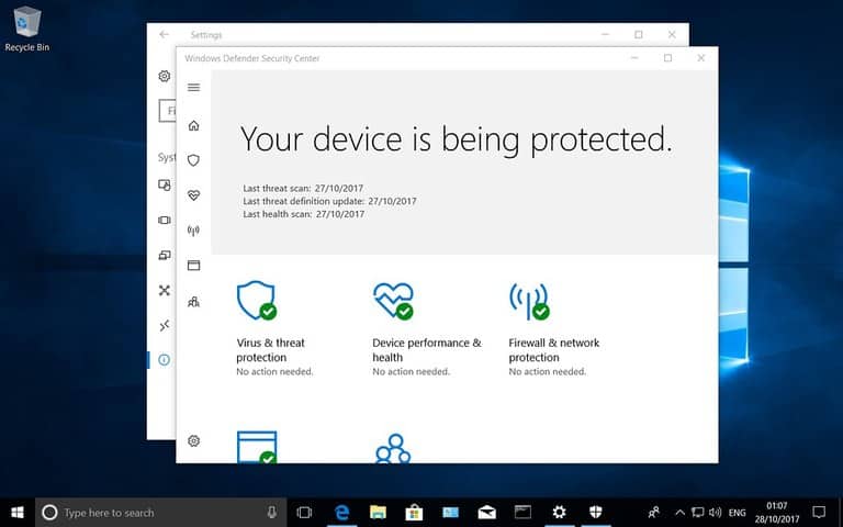 uninstalling windows defender