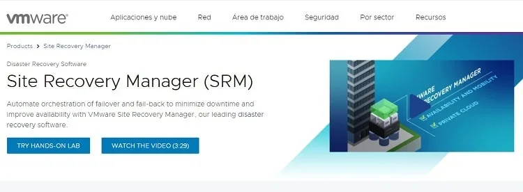 VMware Site Recovery Manager and vSphere