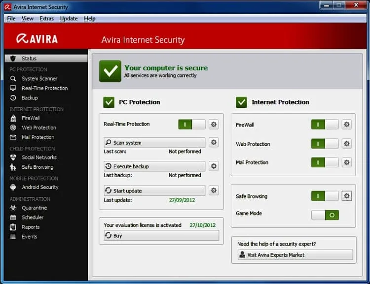 Avira Internet Security