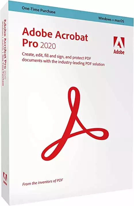 Adobe Acrobat Pro 2020 Windows Acrobat Pro 2020 | Amazon