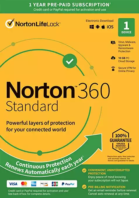 Norton 360 Standard 2021